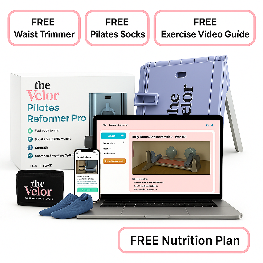 Pilates Reformer- Transform Your Body in 28 Days + 4 Free Gifts