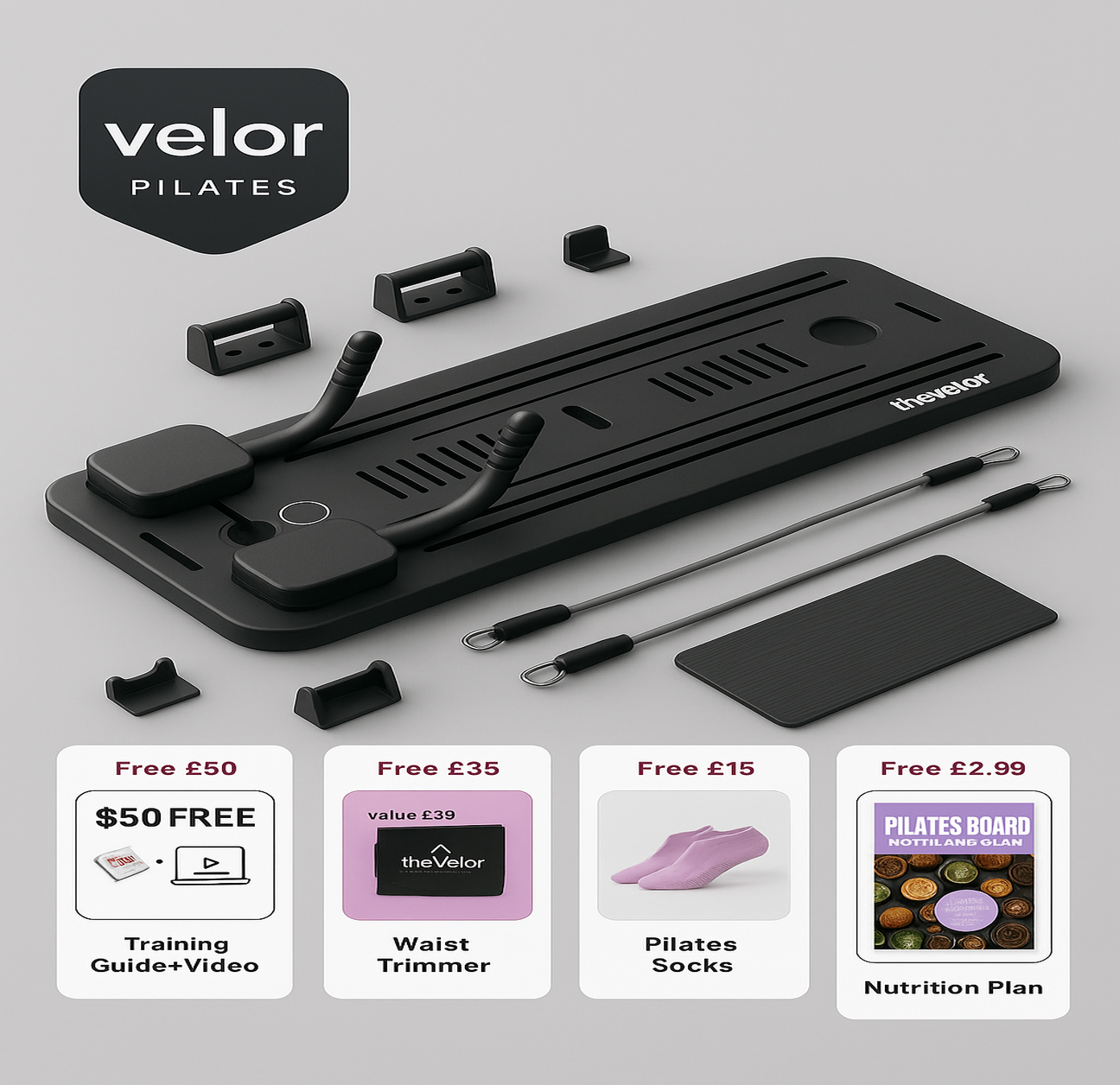 Pilates Reformer- Transform Your Body in 28 Days + 4 Free Gifts