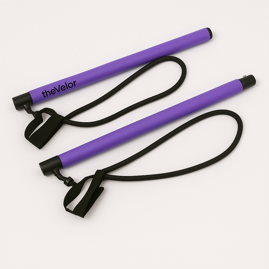Pilates Bar Set Resistance Bands Adjustable Bands